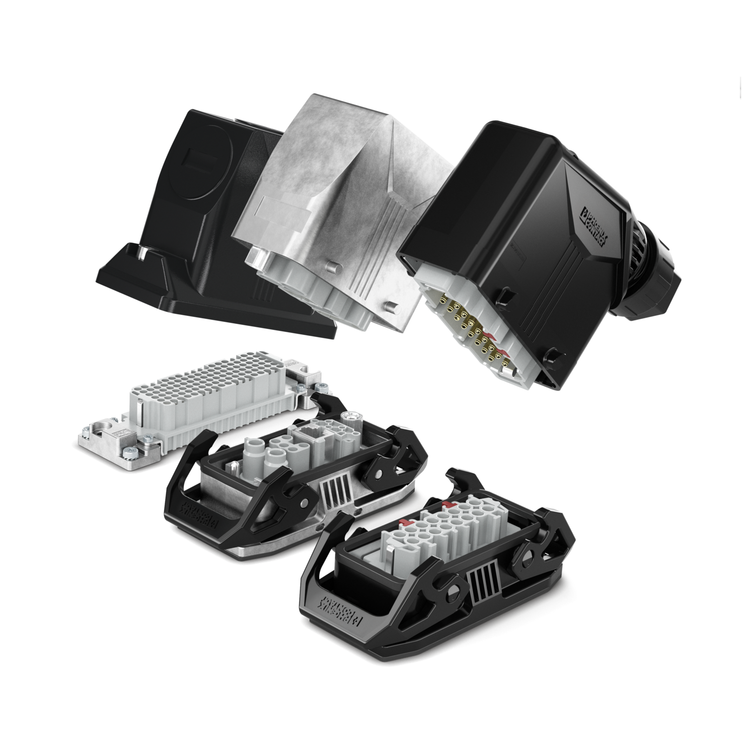 Industrial connectors from the HEAVYCON COMPLETE series
