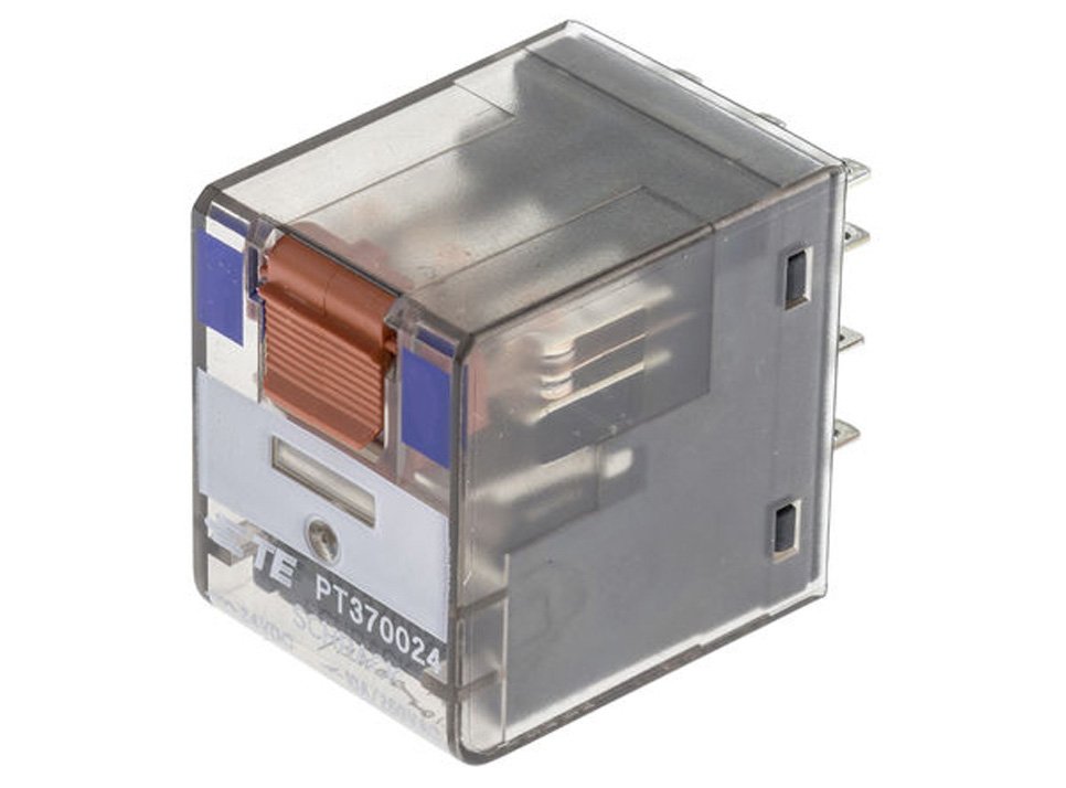 Plug-in Relay 11 pin 3 C/O 24VDC 10A