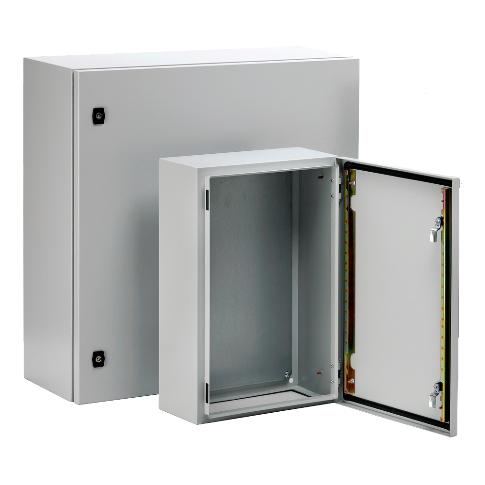 Industrial grade metal and plastic enclosures