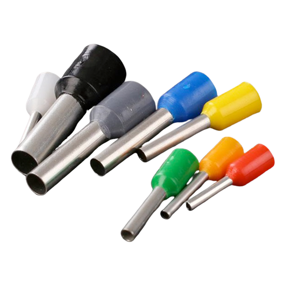 Insulated ferrules, twin ferrules and bootlace ferrules