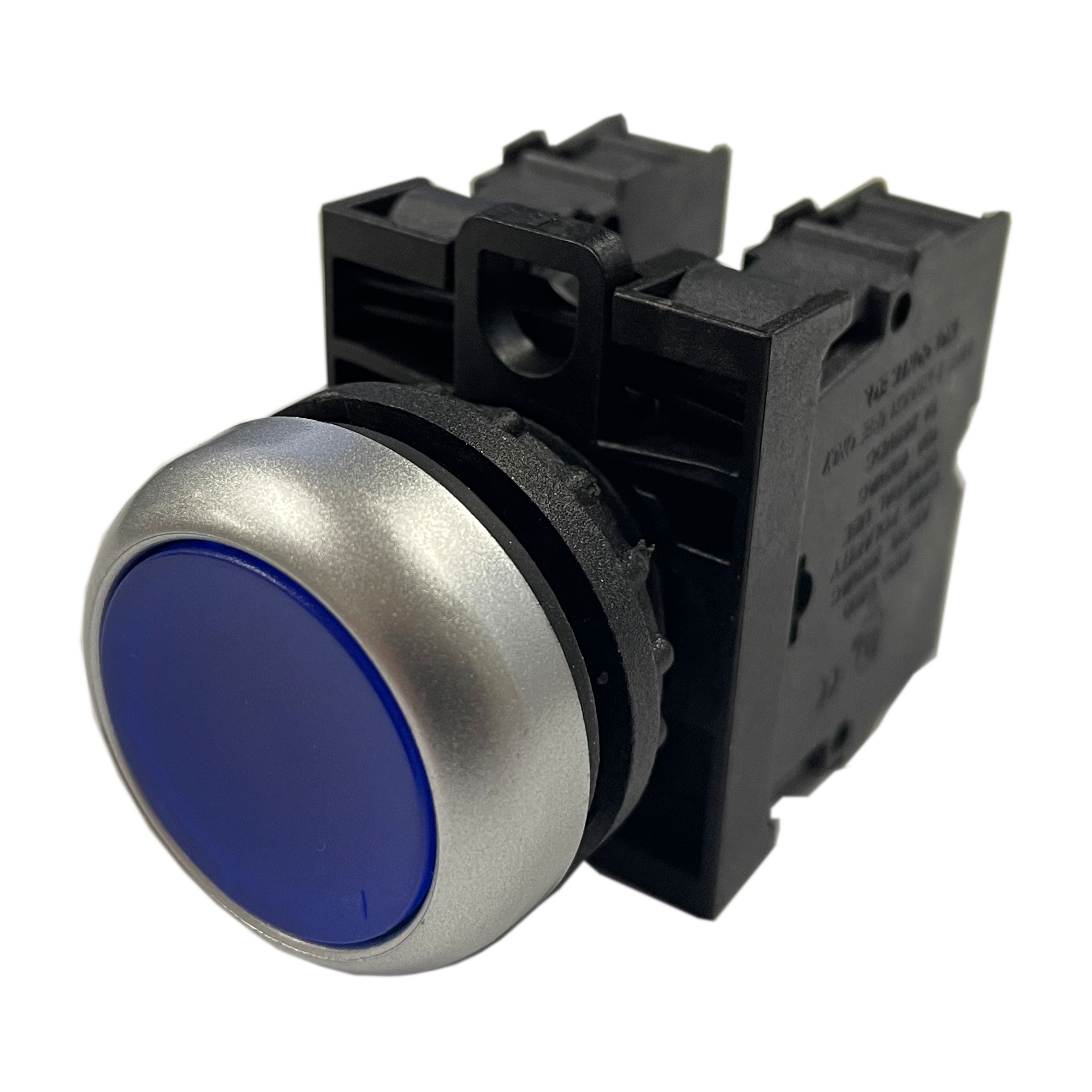 M22 Latching Blue Push Button Switch